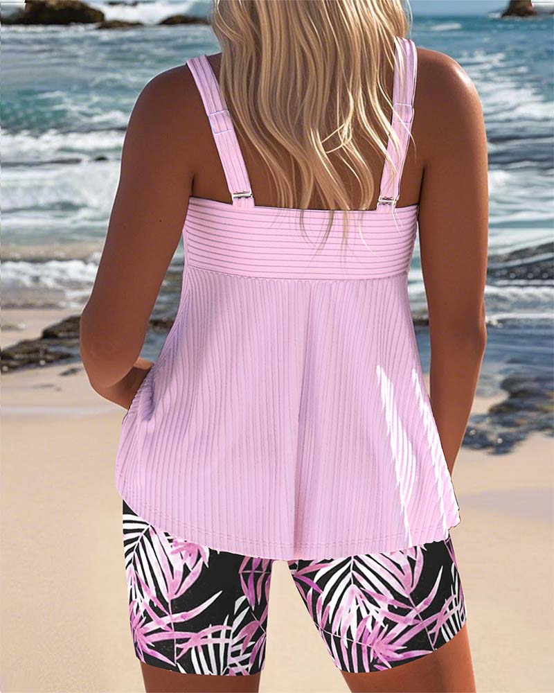 Catherine Colourful Tankini Set