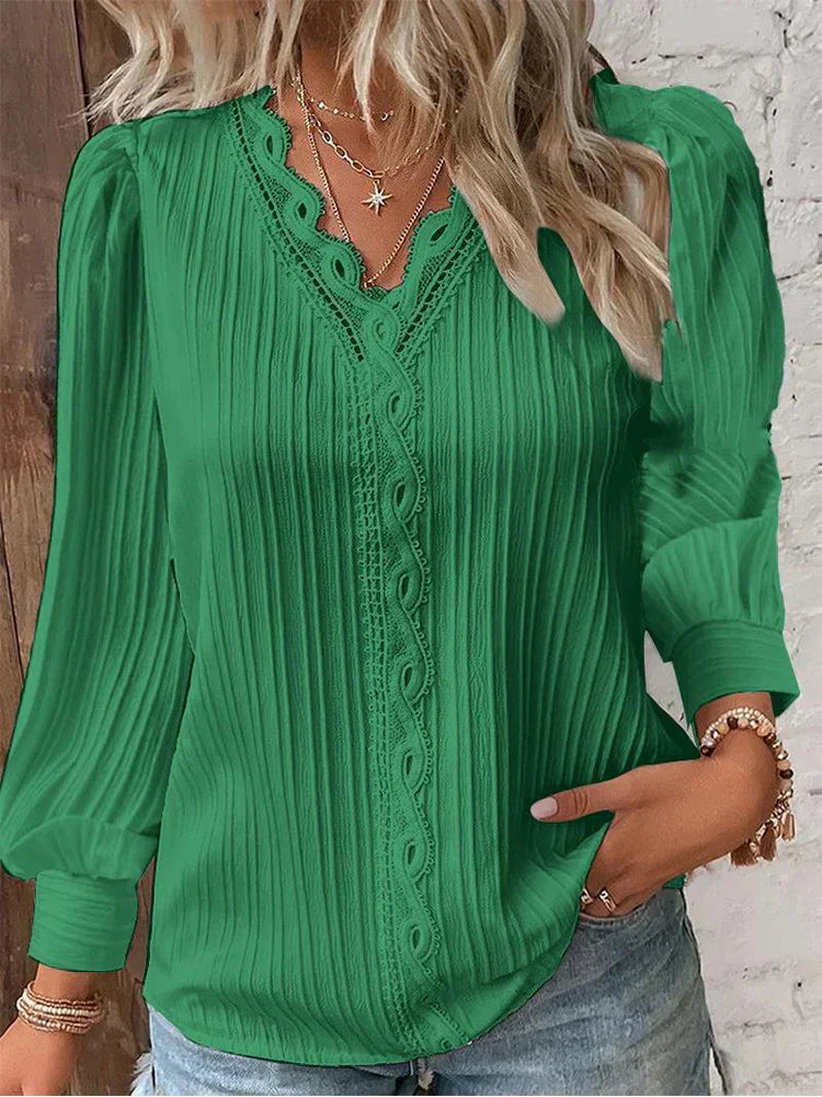 Bridget Long Sleeve Casual Blouse