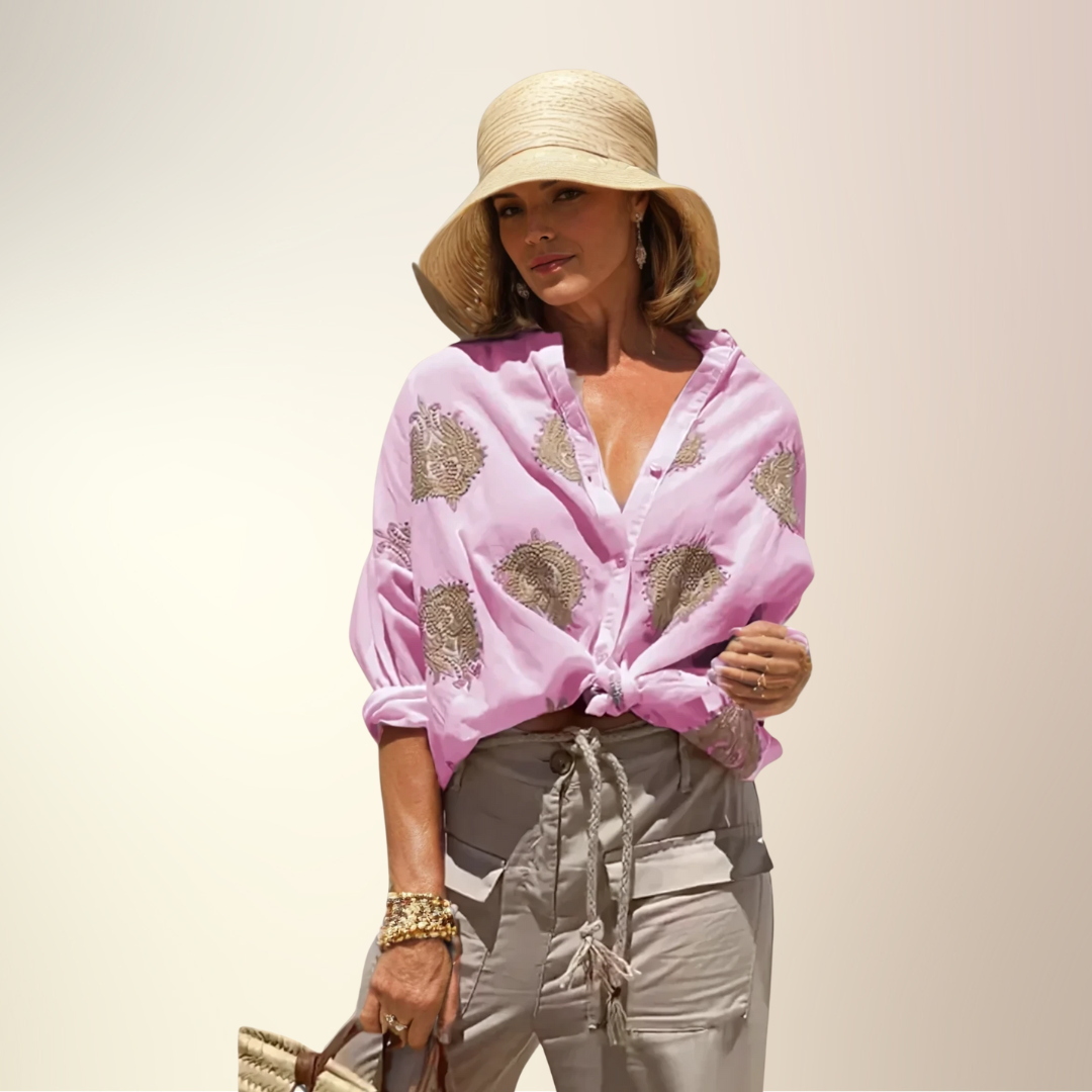 Amelia Ibiza Style Chic Blouse