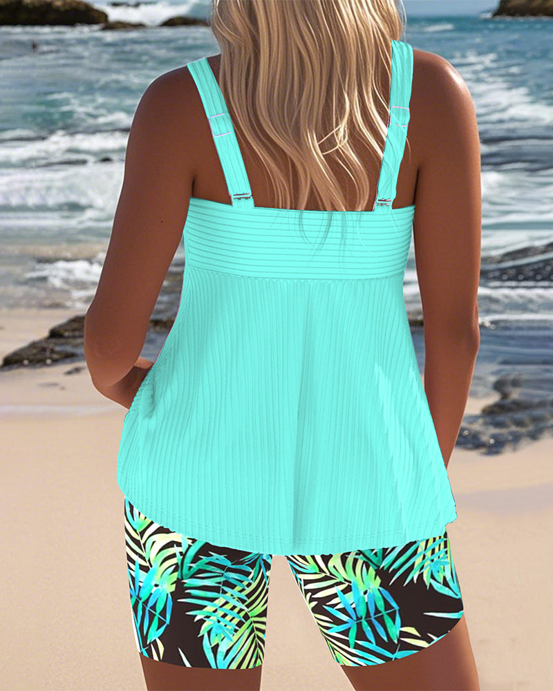 Catherine Colourful Tankini Set