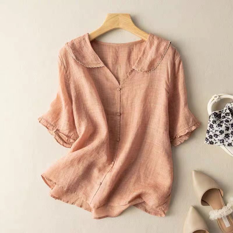 Isaline Linen Blouse
