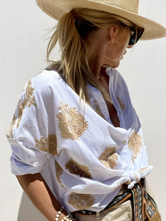 Amelia Ibiza Style Chic Blouse