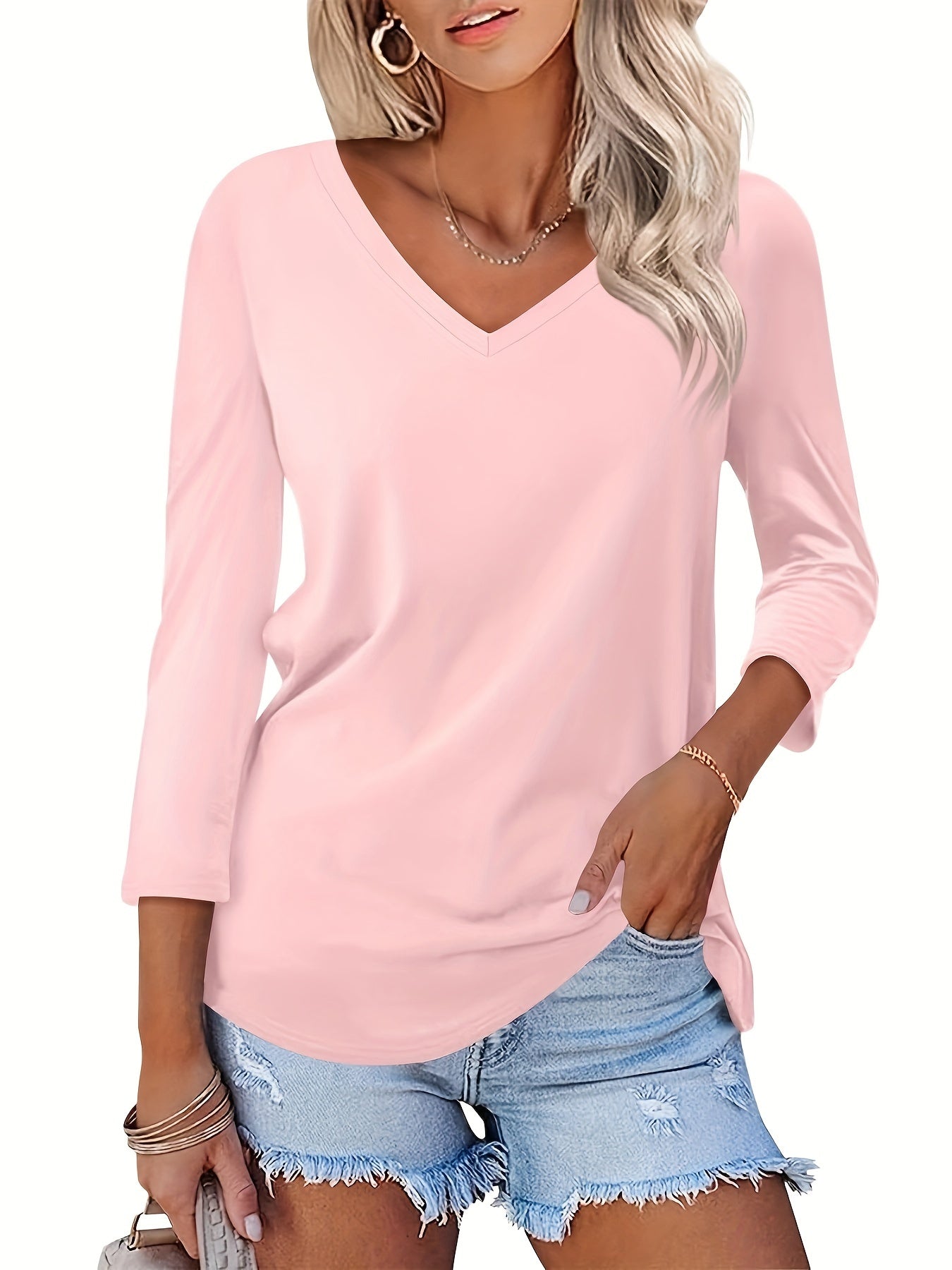 Dakota Classic V-Neck Top
