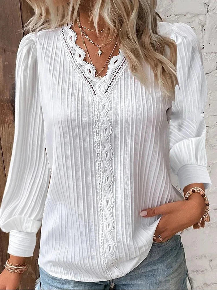 Bridget Long Sleeve Casual Blouse