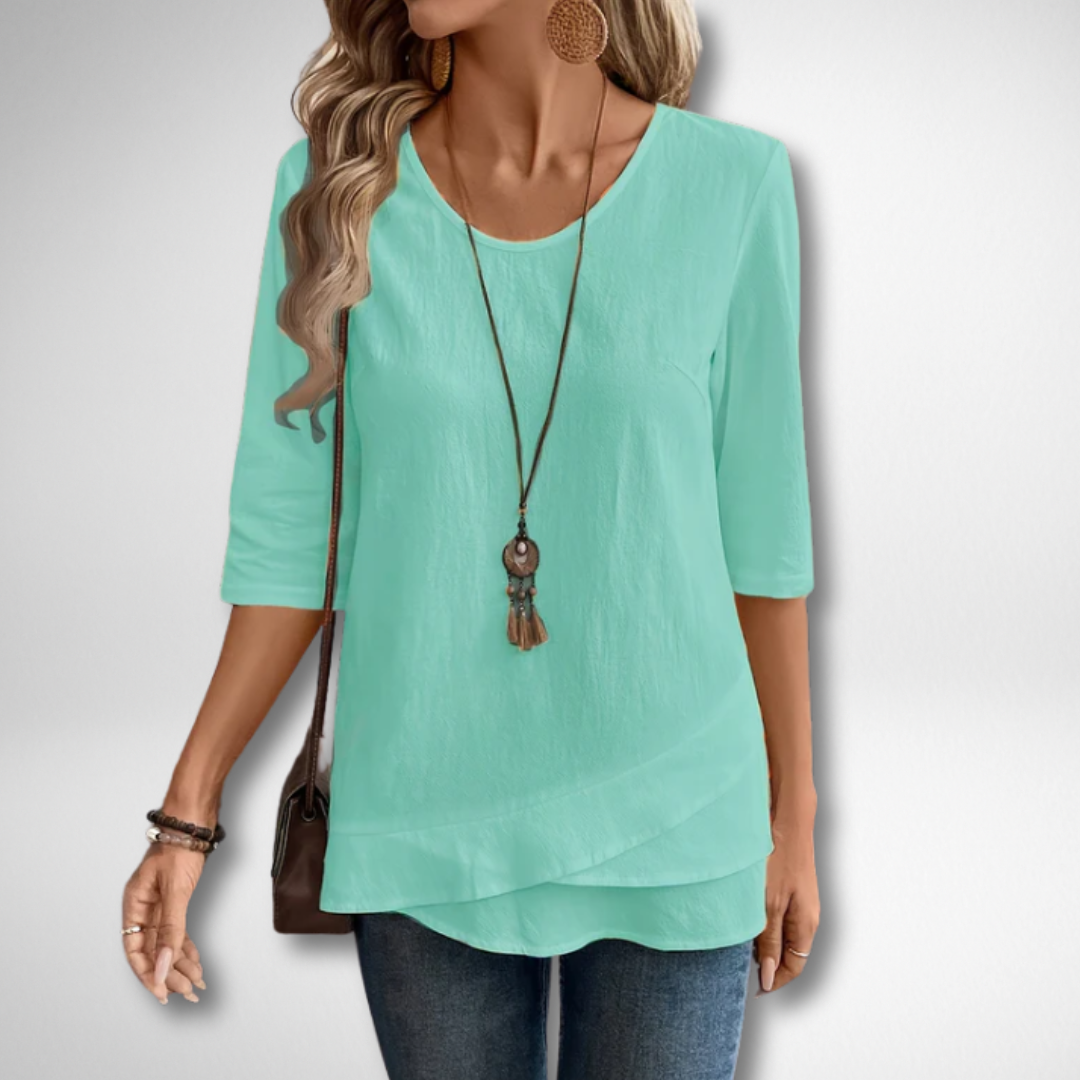 Maryam Flowy Layered Blouse