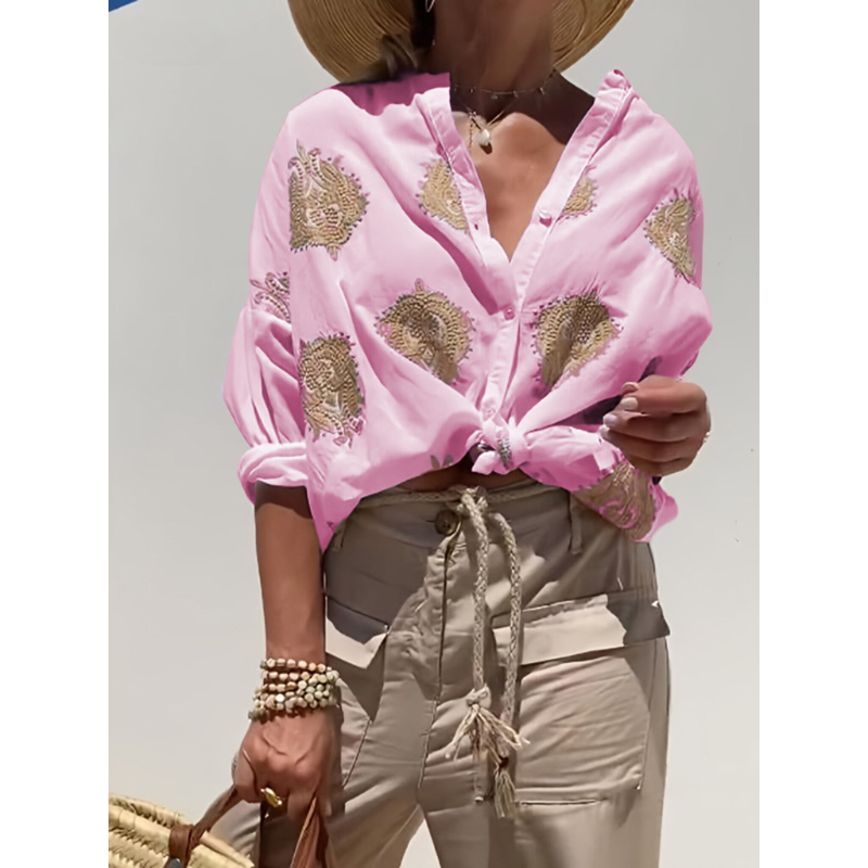 Amelia Ibiza Style Chic Blouse