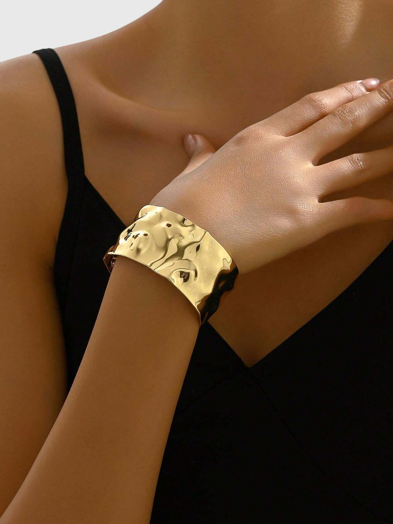 Audrey Hammered Bracelet