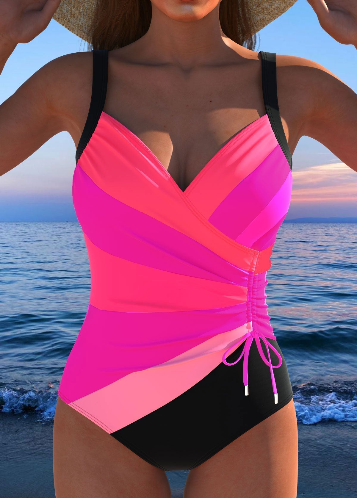 Isla Luxe Surplice Swimsuit