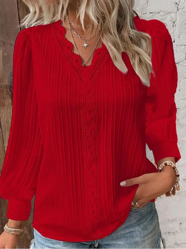 Bridget Long Sleeve Casual Blouse