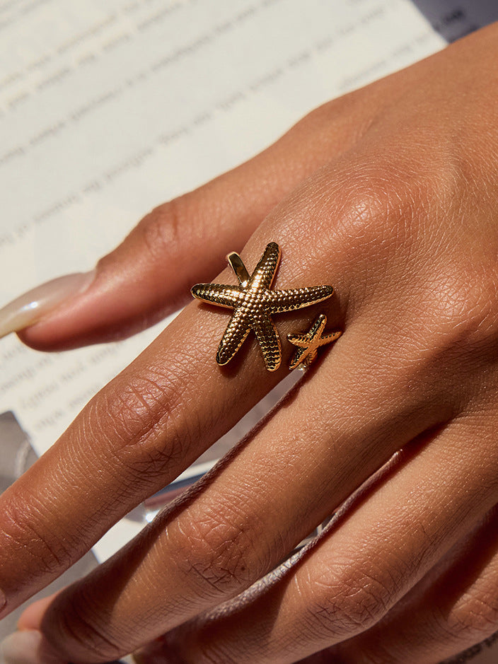 Mikaela Starfish Open Ring