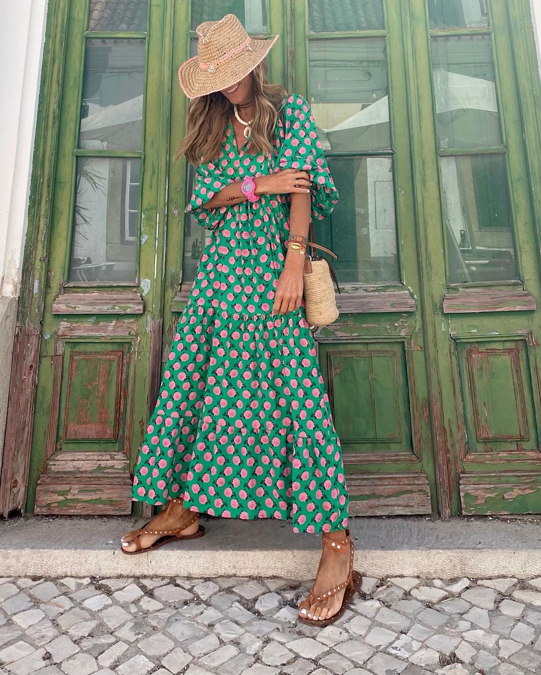 Liora Bohemian Maxi Dress