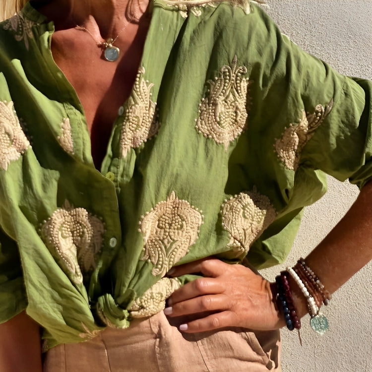 Amelia Ibiza Style Chic Blouse